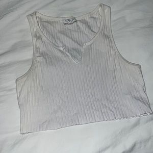 White Topshop tank